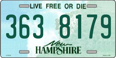 NH license plate 3638179