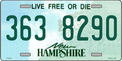 NH license plate 3638290