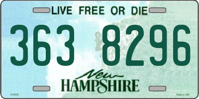 NH license plate 3638296