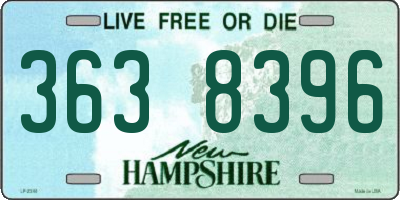 NH license plate 3638396
