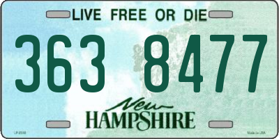 NH license plate 3638477