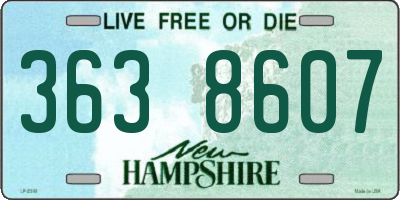 NH license plate 3638607