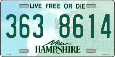 NH license plate 3638614