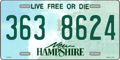 NH license plate 3638624