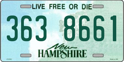 NH license plate 3638661