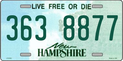 NH license plate 3638877