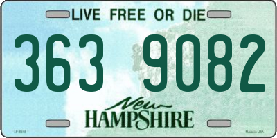 NH license plate 3639082