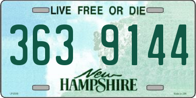 NH license plate 3639144