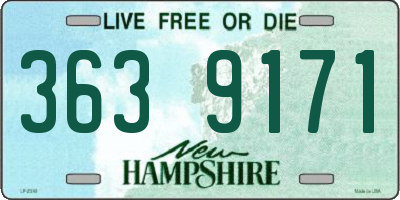 NH license plate 3639171