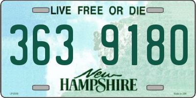 NH license plate 3639180