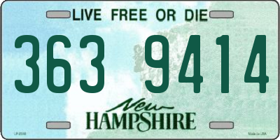 NH license plate 3639414