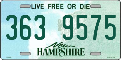 NH license plate 3639575
