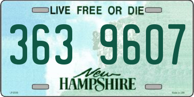 NH license plate 3639607