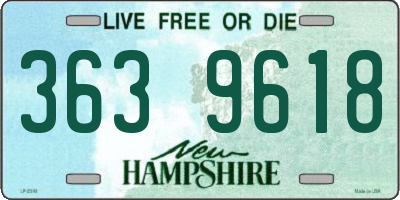 NH license plate 3639618