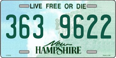 NH license plate 3639622