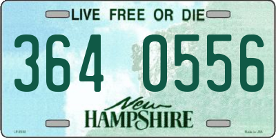 NH license plate 3640556