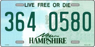 NH license plate 3640580