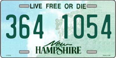 NH license plate 3641054