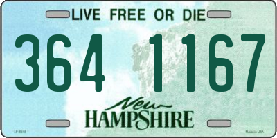 NH license plate 3641167