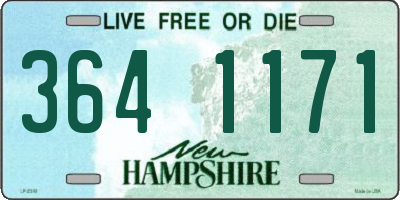 NH license plate 3641171