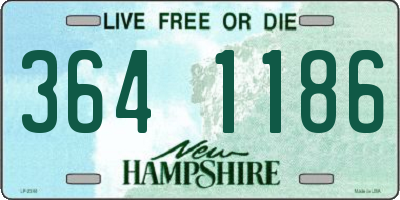 NH license plate 3641186
