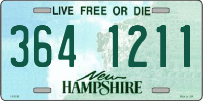 NH license plate 3641211