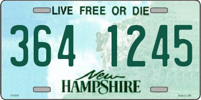 NH license plate 3641245