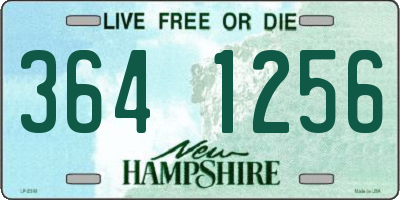 NH license plate 3641256