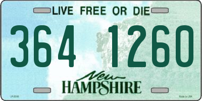NH license plate 3641260
