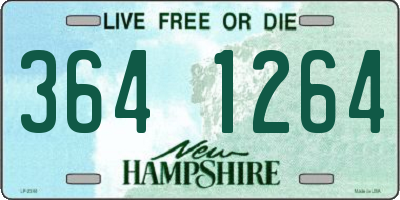 NH license plate 3641264