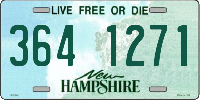 NH license plate 3641271