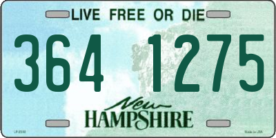 NH license plate 3641275