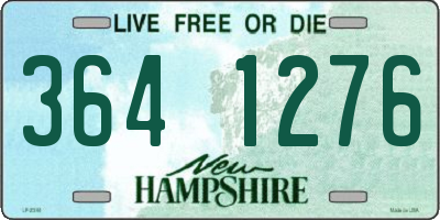 NH license plate 3641276