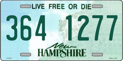 NH license plate 3641277
