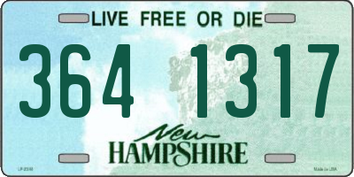 NH license plate 3641317