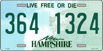 NH license plate 3641324