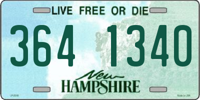 NH license plate 3641340