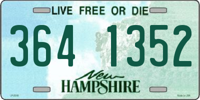 NH license plate 3641352