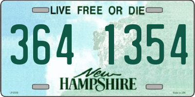NH license plate 3641354
