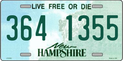 NH license plate 3641355