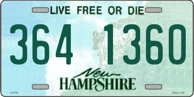 NH license plate 3641360
