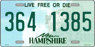 NH license plate 3641385