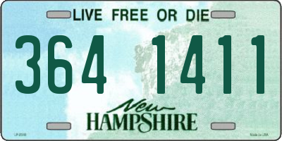 NH license plate 3641411