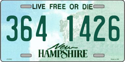 NH license plate 3641426