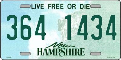 NH license plate 3641434