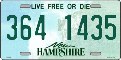NH license plate 3641435