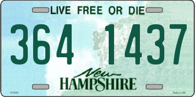 NH license plate 3641437