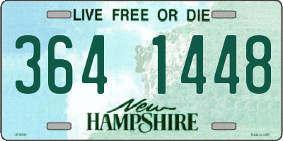 NH license plate 3641448