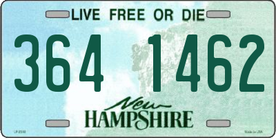 NH license plate 3641462