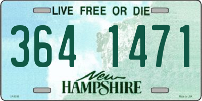 NH license plate 3641471